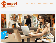 Tablet Screenshot of napolgroup.com